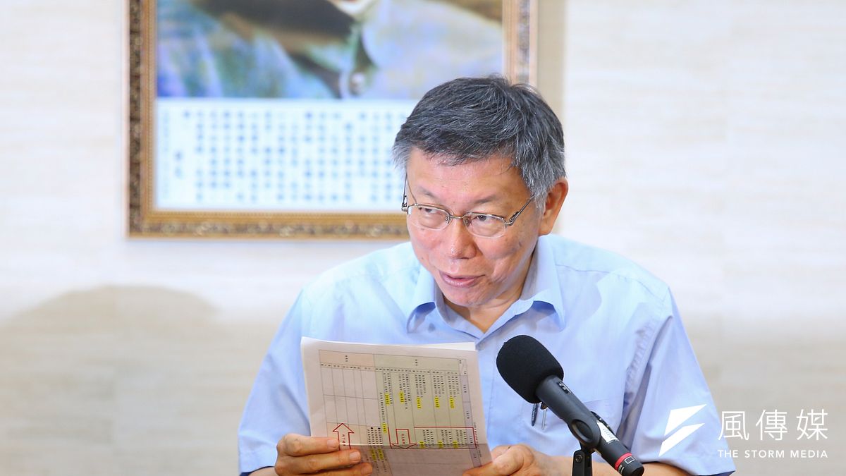 台北市長柯文哲1日針對組黨事宜接受媒體聯訪。(顏麟宇攝) 台北市長柯文哲1日針對組黨事宜接受媒體聯訪。(顏麟宇攝)