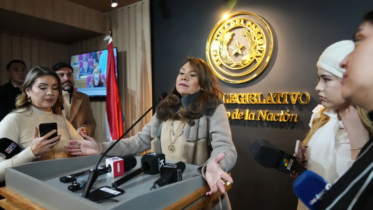 巴拉圭現任女性參議員阿馬里亞(Celeste Amarilla)因為公開歧視姆巴佩遭炎上。(美聯社)