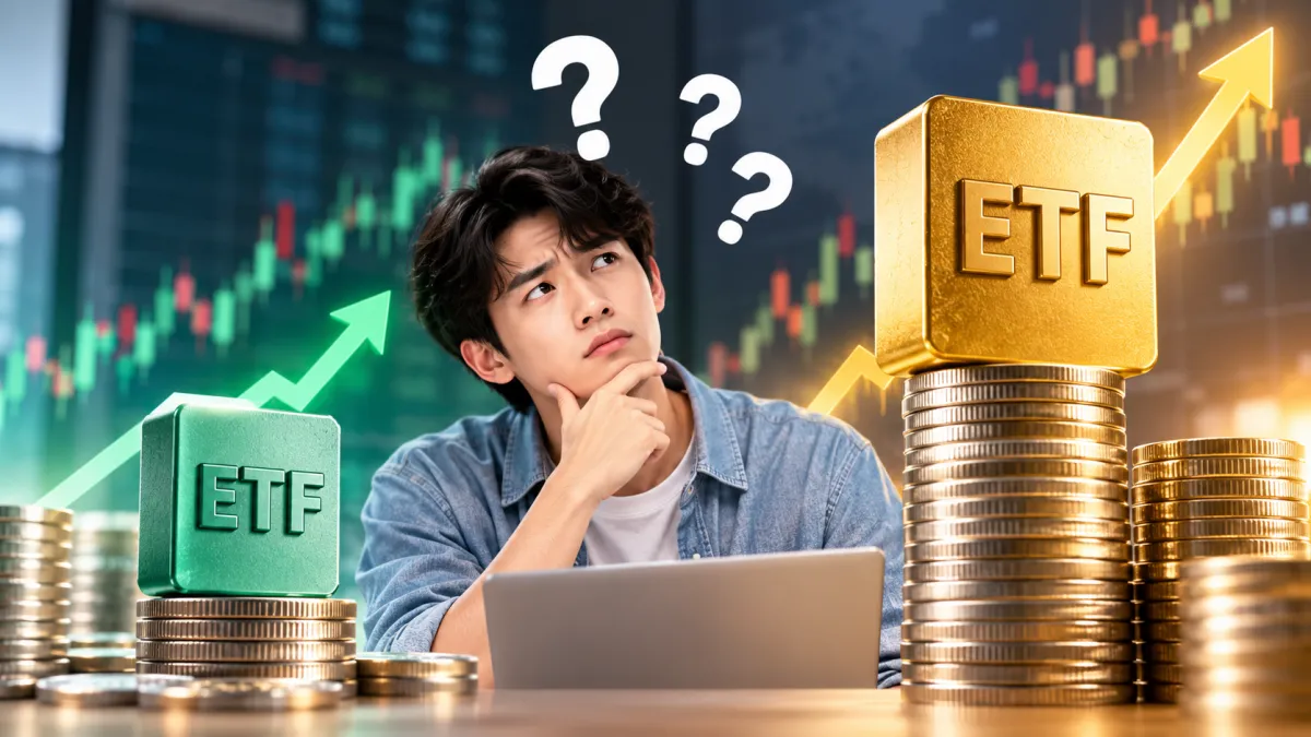 ETF價格不到10元,未來就有機會漲到100元嗎?近日有投資新手在社群平台發問,看到主動中信台灣收益(00406A)股價只有8、9元,好奇未來是否能像元大台灣50(0050)一樣漲到百元價位,引發網友熱議(示意圖/AI生成)