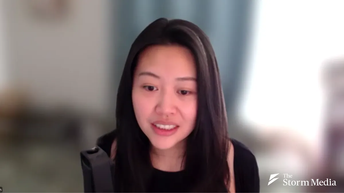 Former district councillor Carmen Lau (劉珈汶), wanted under Hong Kong's National Security Law and now living in exile in the United Kingdom, is among the most severely targeted victims of the Chinese Communist Party's transnational repression campaign. (Pho
