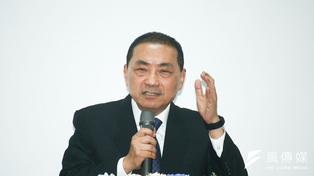 台北市議員李明賢對於國民黨總統參選人侯友宜(見圖)訪日期間提出的「不統、不獨、不武」表達肯定。(資料照,蔡親傑攝) 台北市議員李明賢對於國民黨總統參選人侯友宜(見圖)訪日期間提出的「不統、不獨、不武」表達肯定。(資料照,蔡親傑攝)