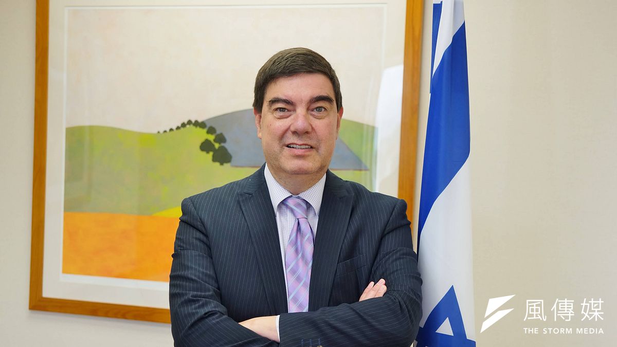 駐台北以色列經濟文化辦事處代表游亞旭(Asher Yarden)。(盧逸峰攝) 駐台北以色列經濟文化辦事處代表游亞旭(Asher Yarden)。(盧逸峰攝)
