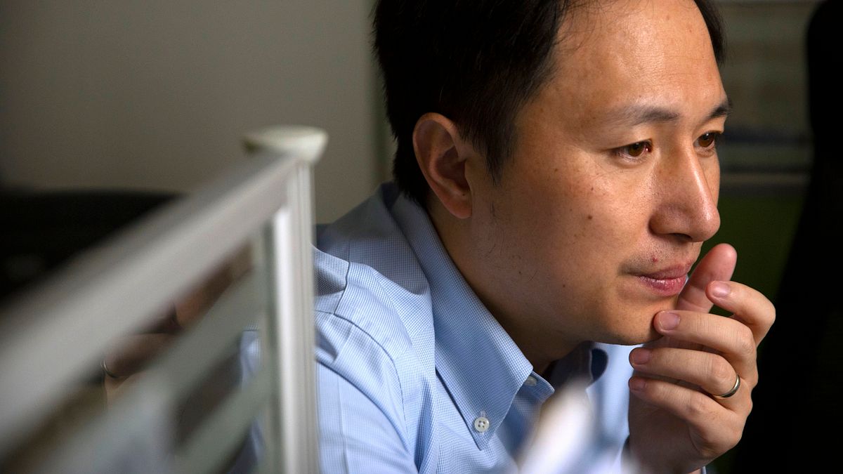 中國科學家賀建奎遭判刑3年(AP) 中國科學家賀建奎遭判刑3年(AP)