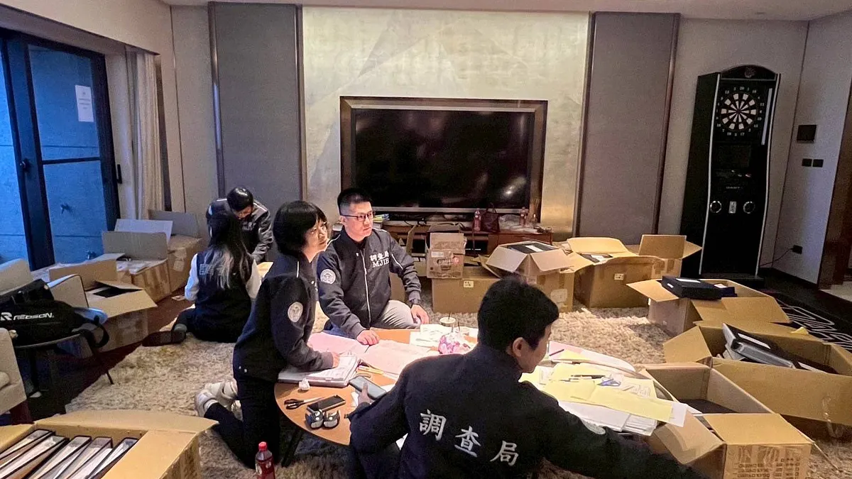 檢警調搜索約談太子集團,向法院聲請扣押豪宅、豪車價值高達45億2766萬元。(法務部調查局提供) 檢警調搜索約談太子集團,向法院聲請扣押豪宅、豪車價值高達45億2766萬元。(法務部調查局提供)