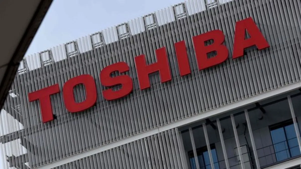 東芝股價連續三日大瀉,前景不明。(BBC中文網)