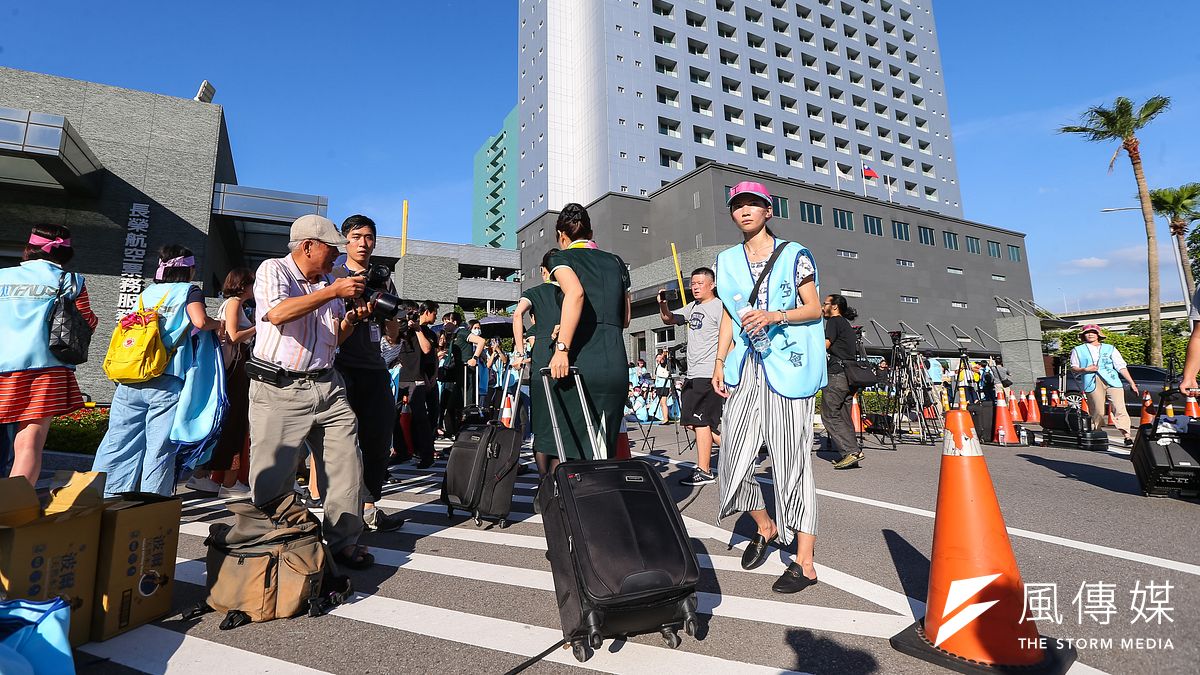長榮空服員罷工超過5天。(資料照,顏麟宇攝) 長榮空服員罷工超過5天。(資料照,顏麟宇攝)