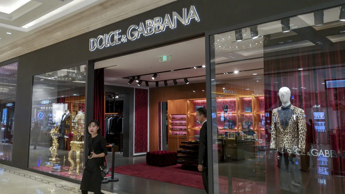 義大利時裝精品杜嘉班納(Dolce & Gabbana,DG)(AP)