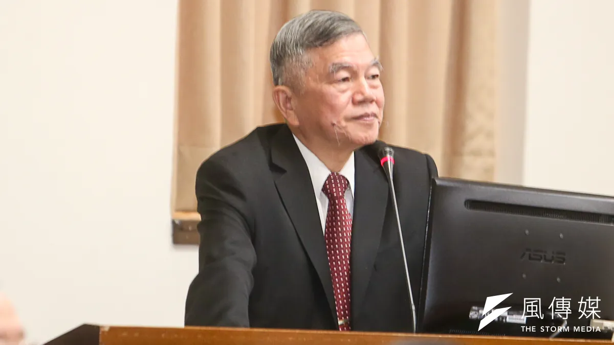 經濟部長沈榮津出席立法院委員會報告並備詢。(陳明仁攝)