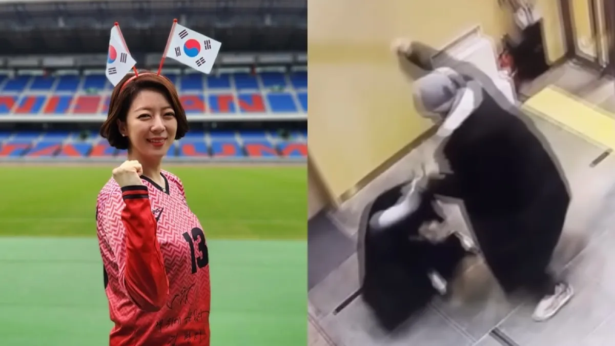 裴賢鎮慘遭襲擊。(圖/翻攝自FB、YouTube/배현진、JTBC News)