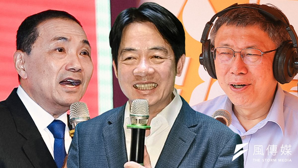 美麗島電子報公布第87波滾動式民調,賴蕭配下滑至35.1%,侯康配32.5%居次,柯盈配17.3%墊底。(資料照,陳思明、柯承惠攝/影像合成:風傳媒) 美麗島電子報公布第87波滾動式民調,賴蕭配下滑至35.1%,侯康配32.5%居次,柯盈配17.3%墊底。(資料照,陳思明、柯承惠攝/影像合成:風傳媒)