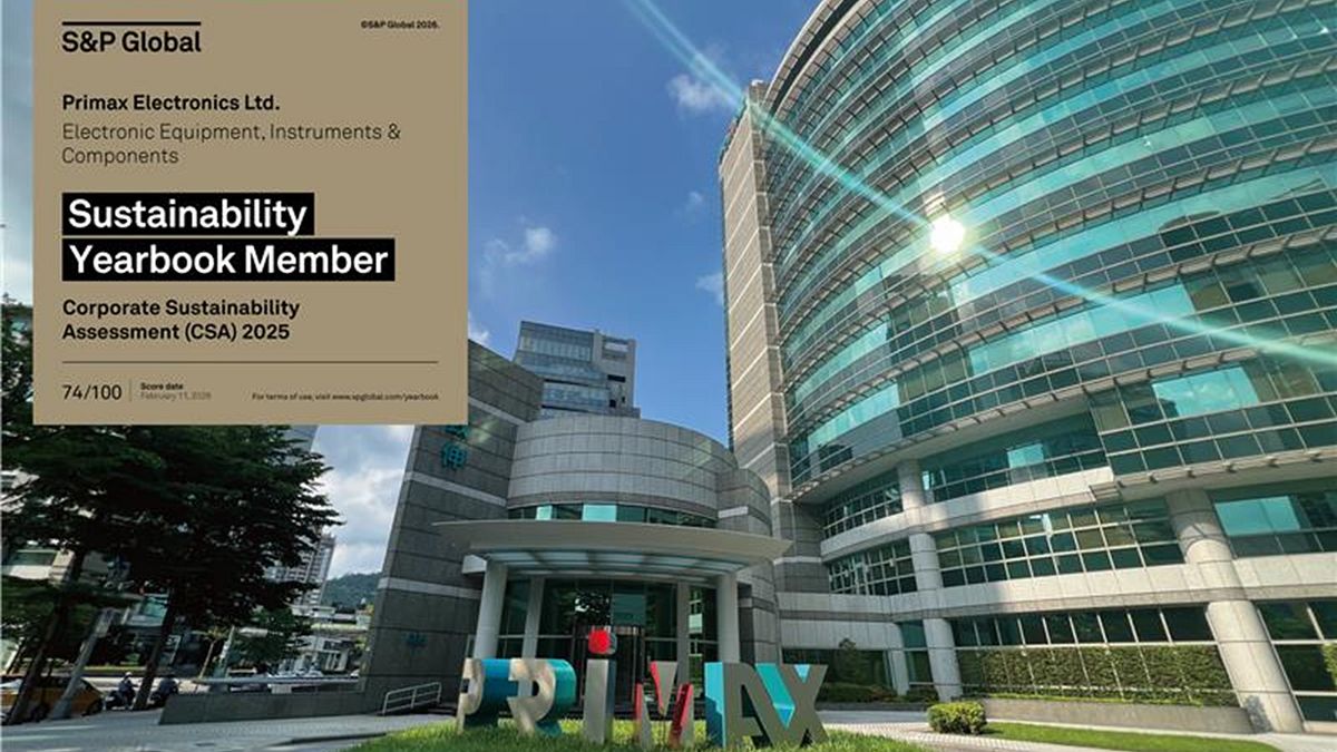 致伸科技三度蟬聯標普永續年鑑 溫室氣體減量26%展現綠色轉型實力