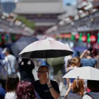 Tokyo, Japan hit by heat wave. (AP) Tokyo, Japan hit by heat wave. (AP)