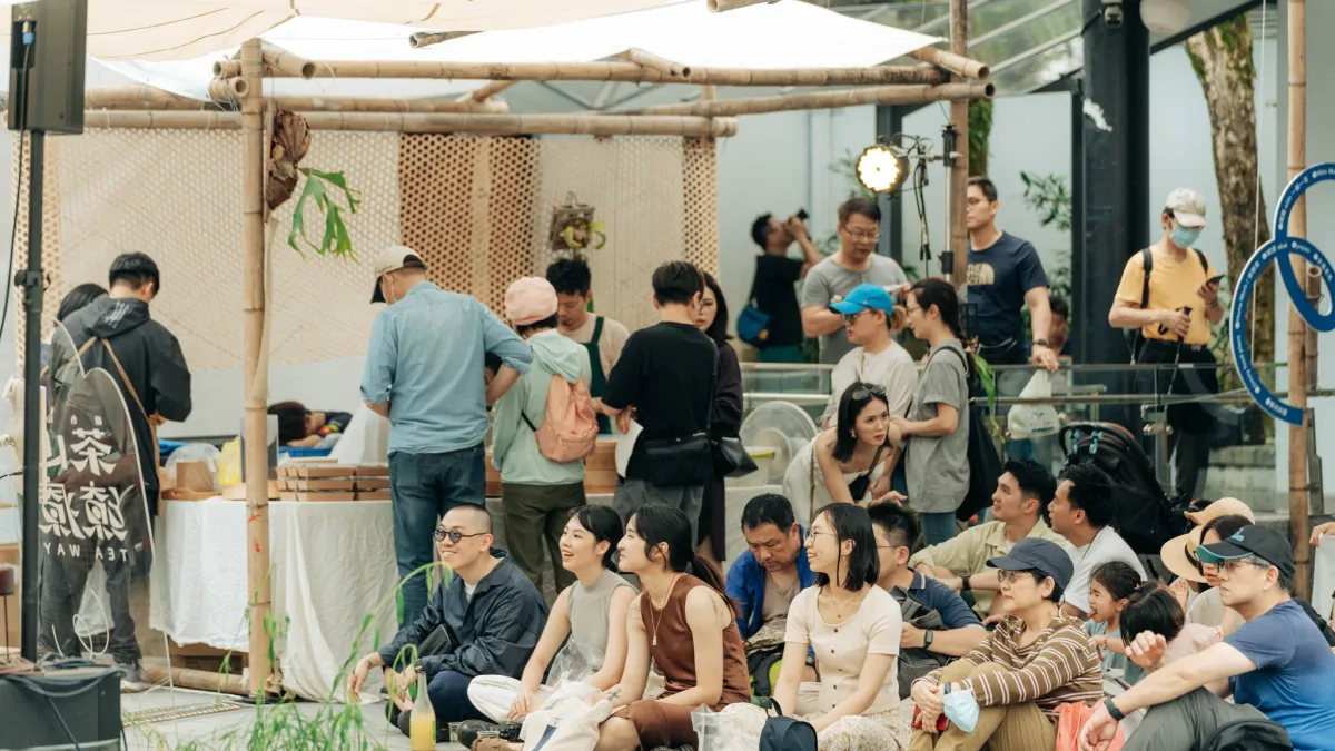 3月15日至3月16日在坪林茶業博物館展開「茶山中島」市集活動,邀請民眾享受療癒展演、市集、講座及體驗工作坊。(圖/新北市政府文化局)