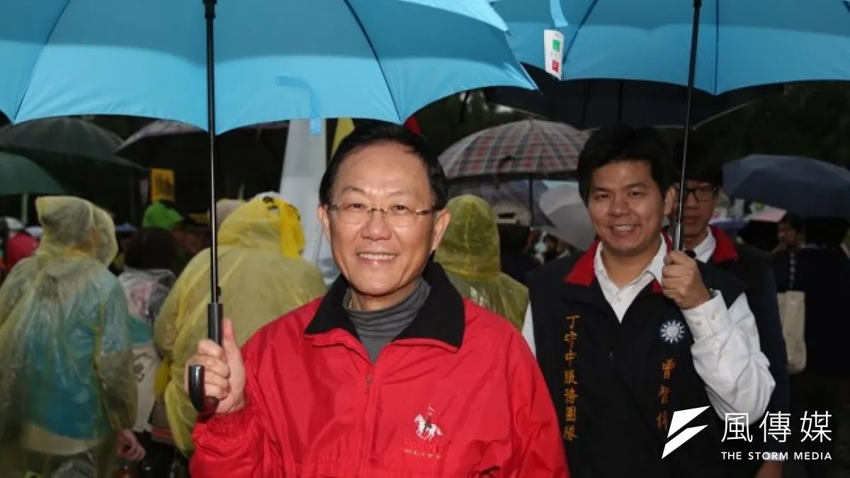 國民黨立委丁守中3月8日也參加反核遊行。(余志偉攝)