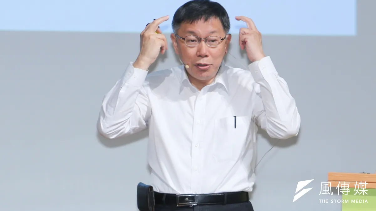 台北市長柯文哲的「橘綠尷尬」情結有待化解,目前只挺基隆市立委參選人劉文雄、北市南港內湖區立委參選人黃珊珊。(資料照,陳明仁攝)
