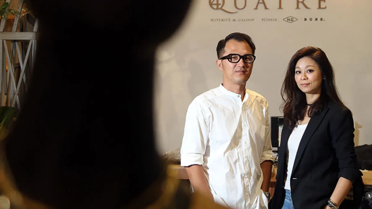 GALOOP創辦人吳明龍夫婦。(圖/遠見雜誌)