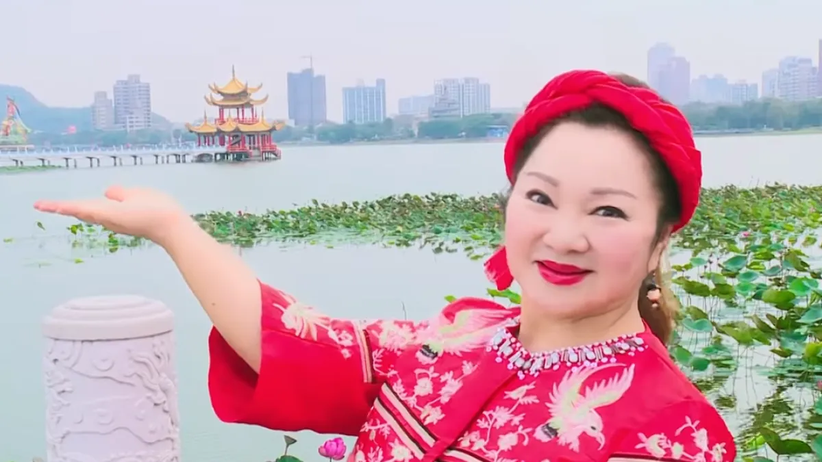 呂秋遠認為高雄市政府的宣傳,根本沒有發揮出白冰冰的最大特質。(圖/取自白冰冰官方影音頻道)