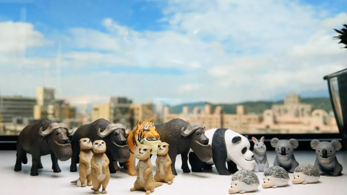 戽斗星球系列動物有療癒效果(圖/吳伊玲提供)