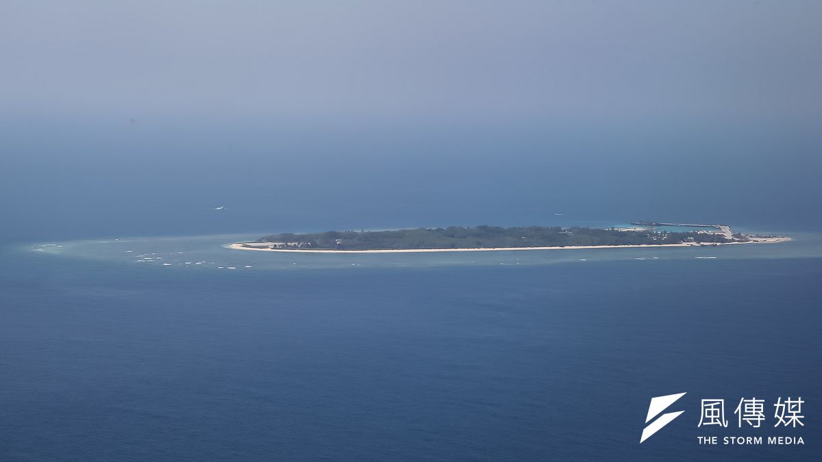 太平島。(隨行記者團提供) 太平島。(隨行記者團提供)