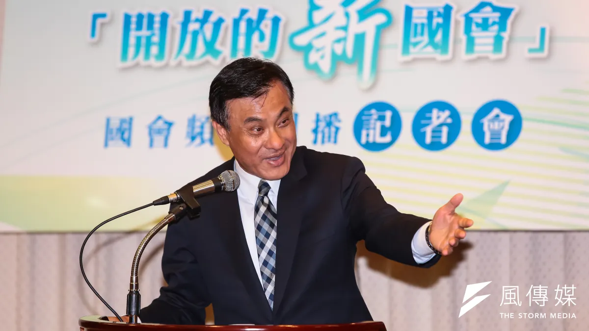 立法院長蘇嘉全表示,林全有林錫耀的相佐,他認為非常的好,能夠如魚得水。(顏麟宇攝)