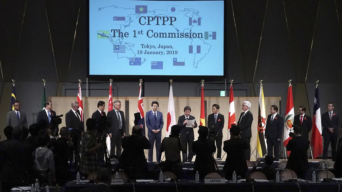 我國政府面對加入CPTPP的困難,應該以常態穩定的人員配置、優越的事前遊說、充足的諮商準備、良好的產業協助配套,以及和業界良好的溝通來獲取社會的支持,不宜因畏懼困難就率爾放棄,甚至以口是心非來糊弄選民。(資料照,美聯社)