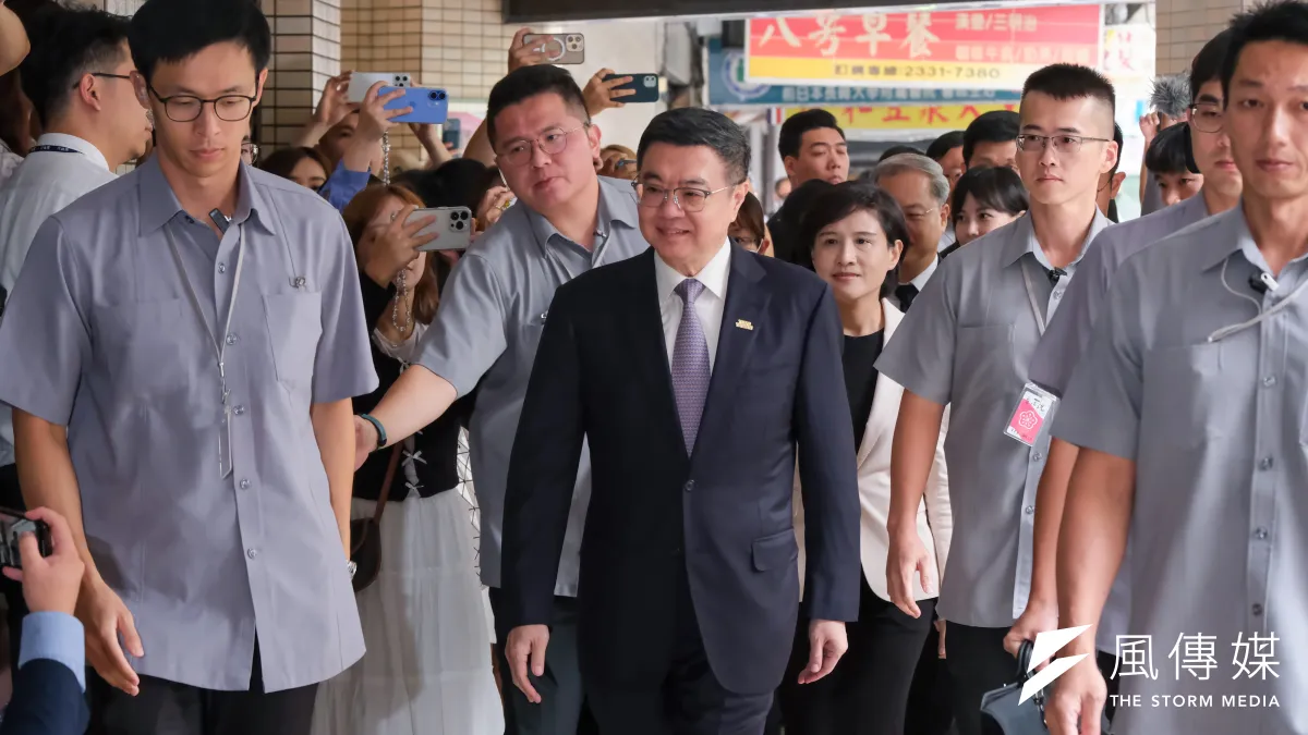 立法院長韓國瑜與行政院長卓榮泰(見圖)11日午間邀請朝野立院黨團幹部在點水樓餐敘。(劉偉宏攝)