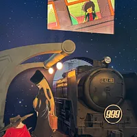 東京シティビューでは、夏季限定イベント「天空の星まつり」とあわせて、『銀河鉄道999』50周年を記念した「松本零士展 創作の旅路」も同時開催中。(写真/黄信維撮影) 東京シティビューでは、夏季限定イベント「天空の星まつり」とあわせて、『銀河鉄道999』50周年を記念した「松本零士展 創作の旅路」も同時開催中。(写真/黄信維撮影)