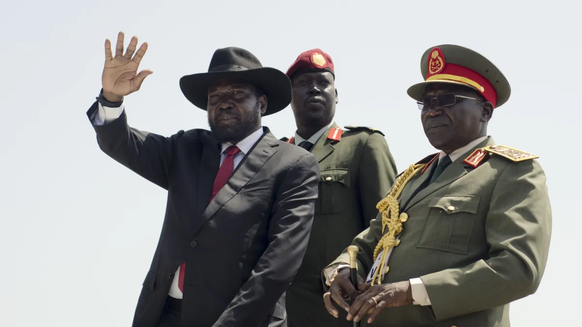 南蘇丹總統基爾(Salva Kiir)。(美聯社)