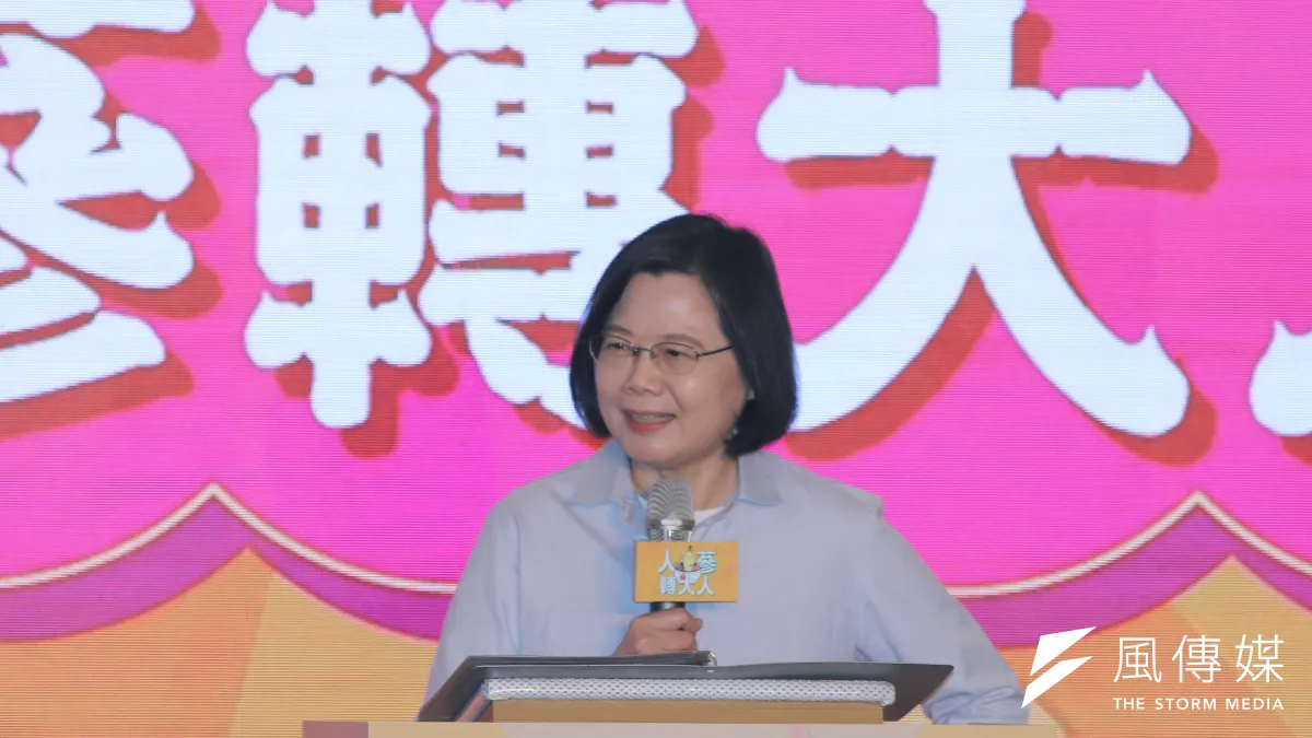 蔡英文總統出席2022 社群之夜。(資料照,陳品佑攝)