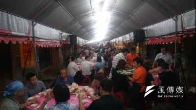 台灣的辦桌文化。(圖/許芳綸攝)