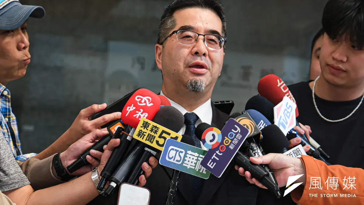 馬英九基金會執行長蕭旭岑蕭旭岑表示,北一女教師區桂芝鼓勵學生參加兩岸的徵文比賽,完全沒有任何違法之處,陸委會逕自認定違法,還移請教育部懲處,根本是在製造寒蟬效應。(劉偉宏攝)