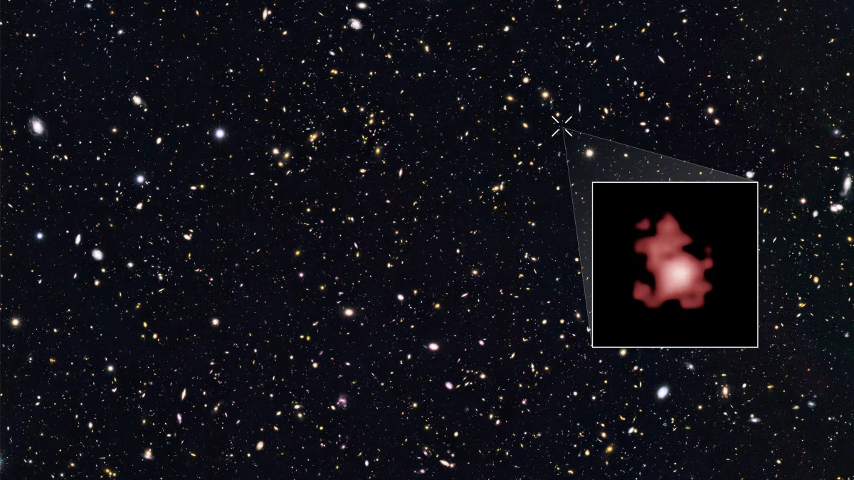 134億光年之外的GN-z11星系(NASA)