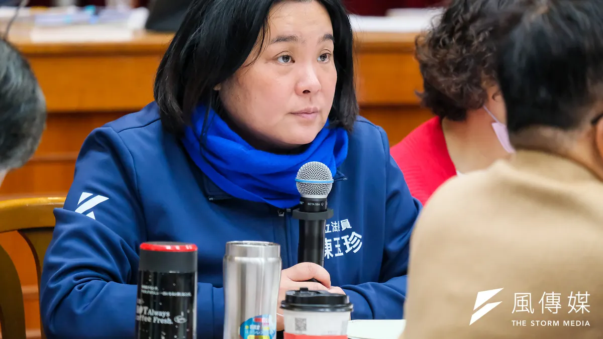 立法院財政委員會2日審查114年度中央政府總預算案,圖為國民黨立委陳玉珍。(資料照,劉偉宏攝)