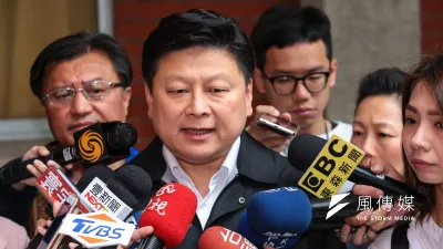 花蓮縣長傅崐萁回應地震捐款問題。(資料照片,顏麟宇攝)