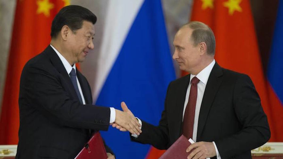 習近平與普京近兩年頻頻會面,中俄關係也有所進展。(美聯社) 習近平與普京近兩年頻頻會面,中俄關係也有所進展。(美聯社)