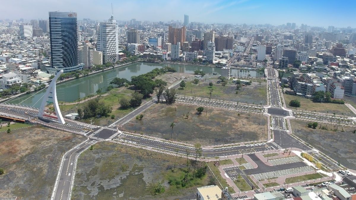 運河星鑽地區區段徵收開發區空拍圖。(圖/臺南市政府地政局提供) 運河星鑽地區區段徵收開發區空拍圖。(圖/臺南市政府地政局提供)