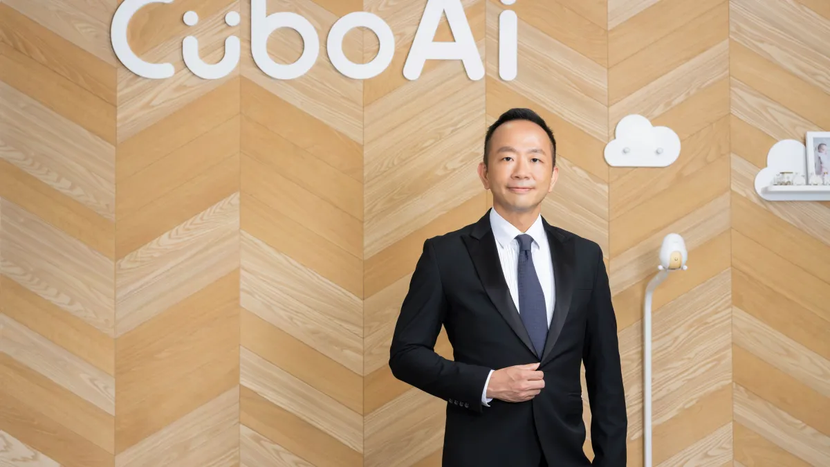 CuboAi 董事長曾志新表示,「CuboAi 專注於結合 AI 科技,打造完善的母嬰科技生態圈。」
