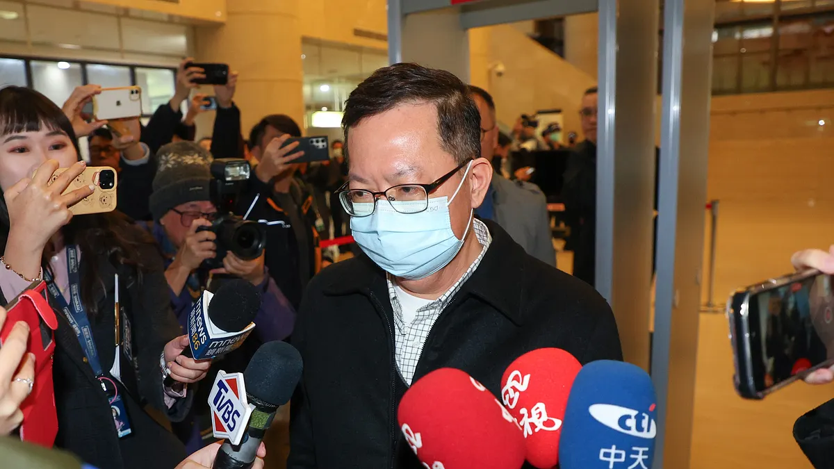 前桃園市長鄭文燦收賄案今(30)日第二度開庭。(資料照,顏麟宇攝) 前桃園市長鄭文燦收賄案今(30)日第二度開庭。(資料照,顏麟宇攝)