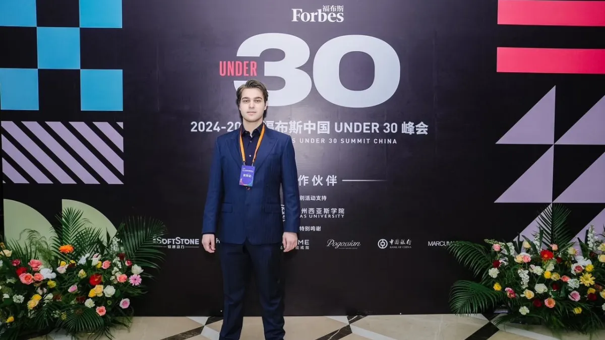 Armen Pogossian Represents Armenia at Forbes Under 30 Summit China, Empowering the Next Generation of Global Entrepreneurs