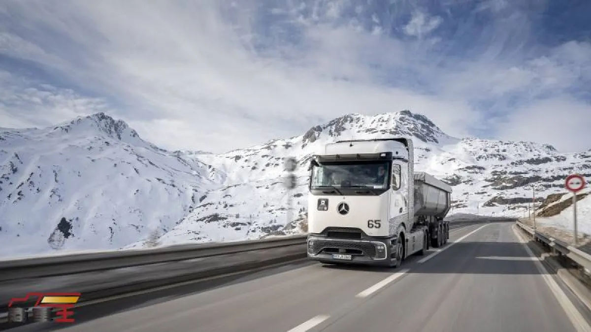 Daimler Truck 以 GenH2 氫燃料電池卡車挑戰瑞士阿爾卑斯極端冬測
