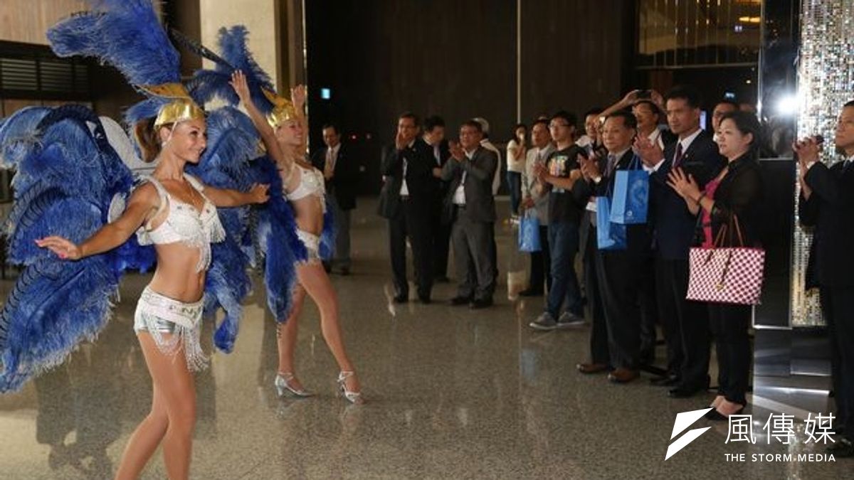 台商秋節座談,海基會特別安排了表演時間。(余志偉攝) 台商秋節座談,海基會特別安排了表演時間。(余志偉攝)