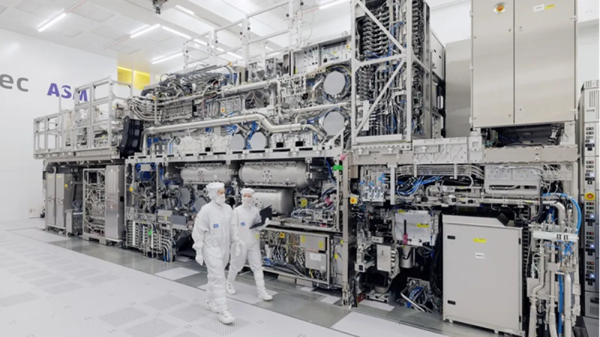 艾司摩爾最新一代曝光機 High NA EUV ( 照片 由ASML 提供)