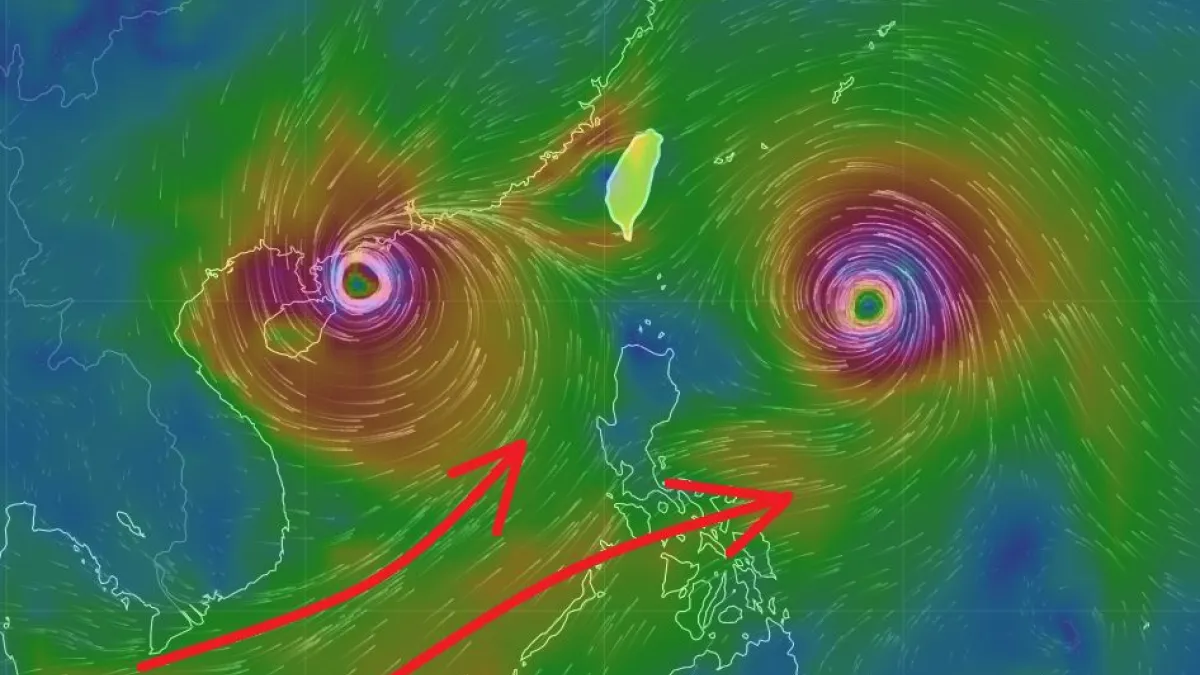 鄭明典提醒民眾,受颱風及共伴效應影響,下週恐怕還是這樣的壞天氣,東部則要嚴防豪雨,做好防水工作。(取自鄭明典臉書)