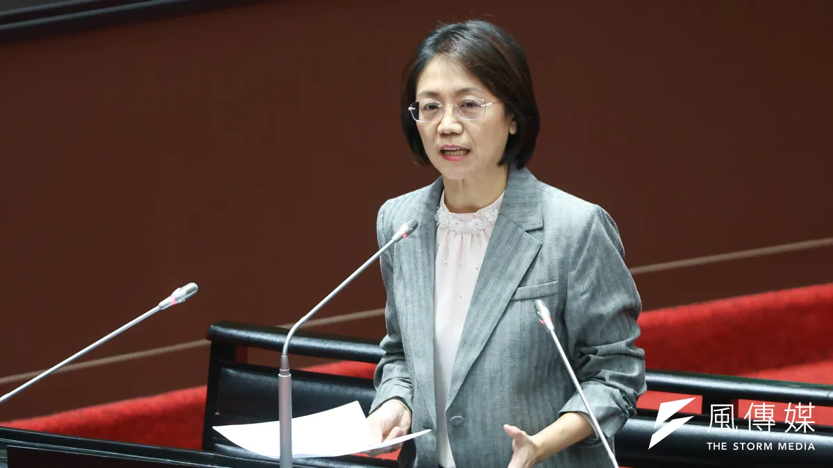 國民黨立委翁曉玲質詢竟被行政院長卓榮泰批評「索要國家機密」。(顏麟宇攝)