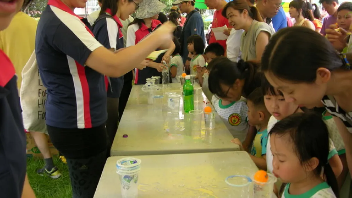 啟發幼兒自然科學興趣 三百位大里幼兒園小朋友科學闖關