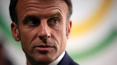 法國總統馬克宏。(美聯社)