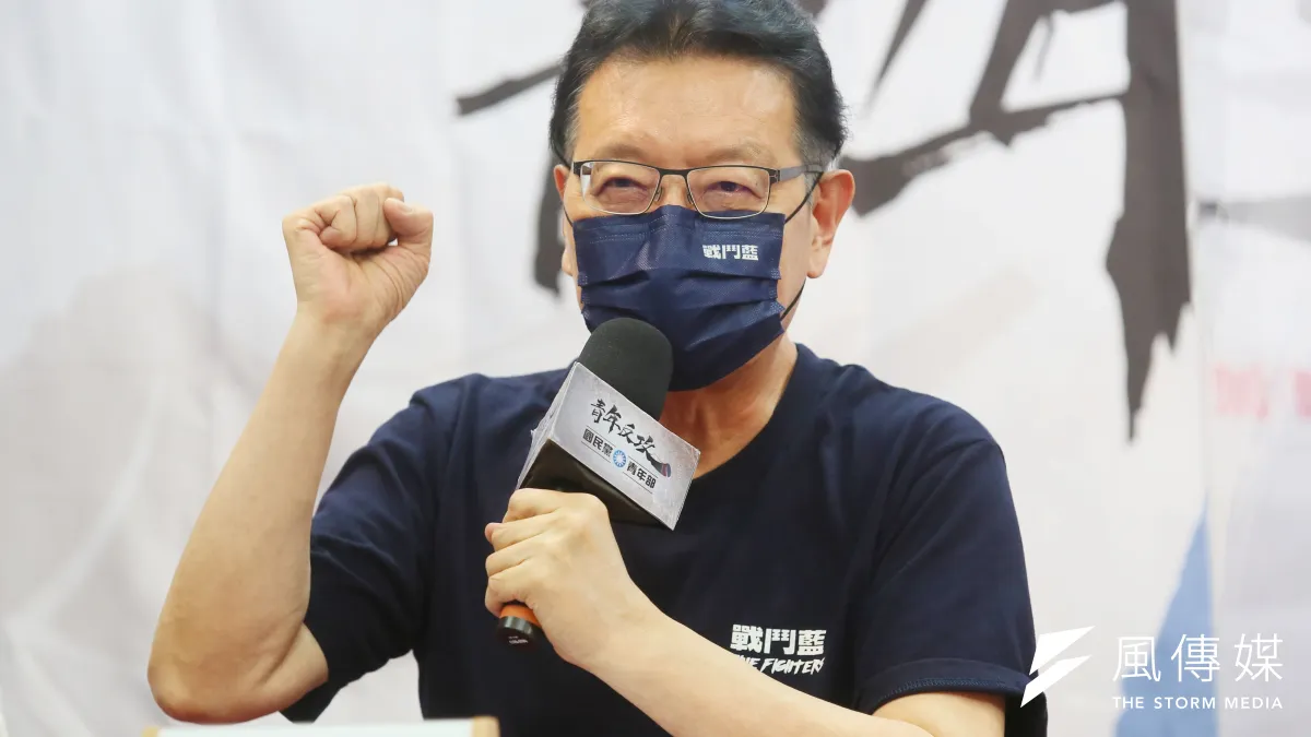 中廣董事長趙少康號召成立「戰鬥藍」。(資料照,柯承惠攝)