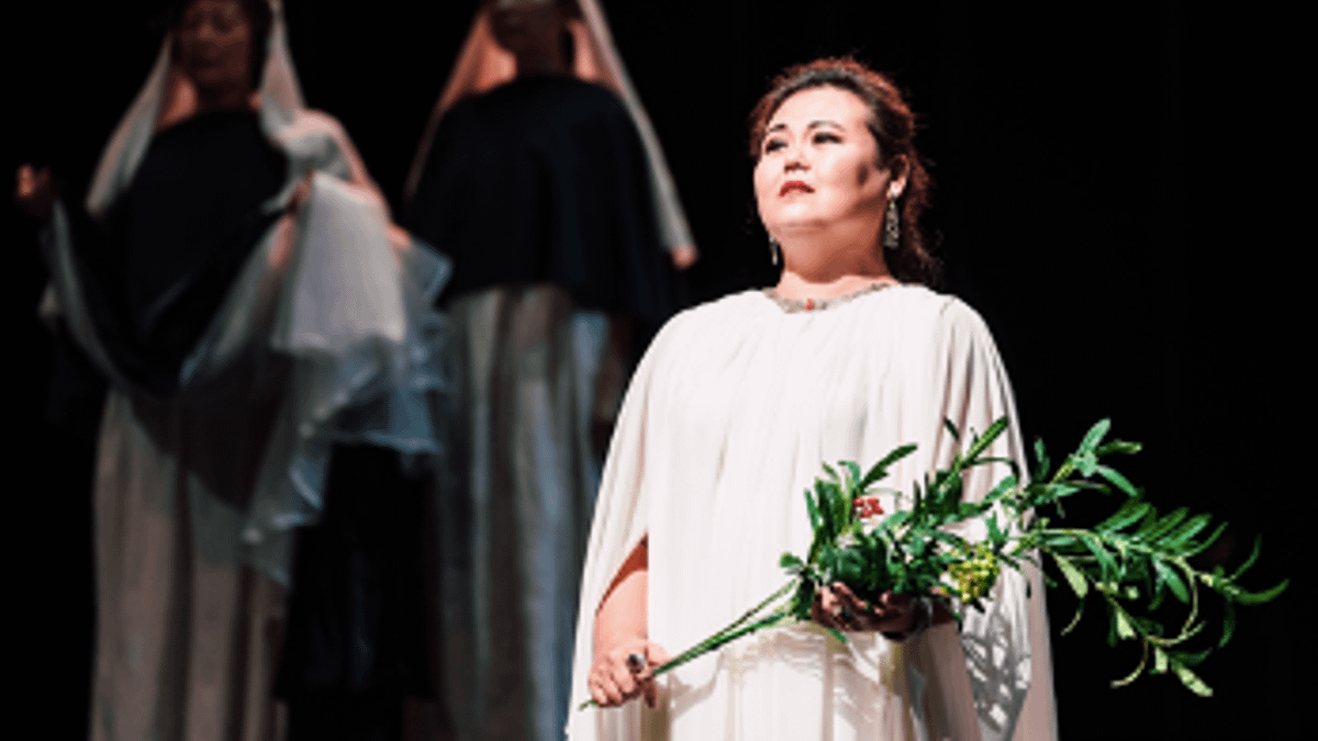 貝里尼歌劇《諾瑪》彩排照。(圖/高雄衛武營提供) 貝里尼歌劇《諾瑪》彩排照。(圖/高雄衛武營提供)