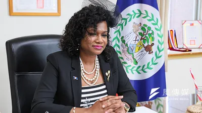 20240624-貝里斯駐台大使碧坎蒂(Candice Pitts)專訪。(顏麟宇攝)