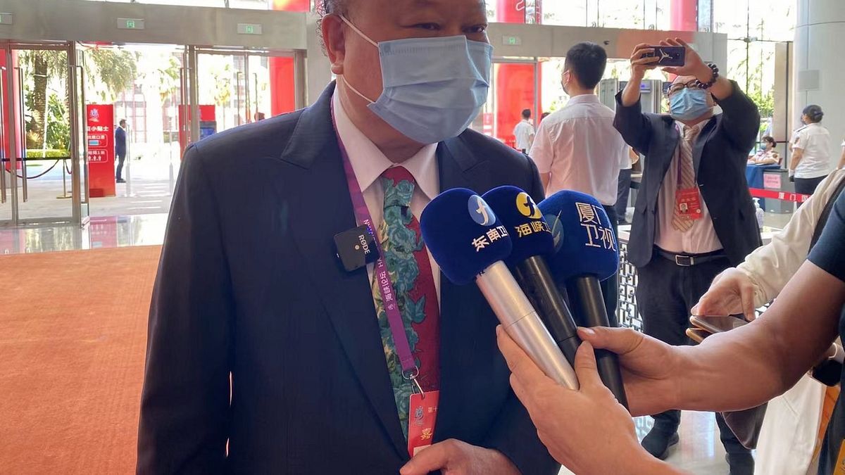 第十四屆海峽論壇揭幕 李勝峰高調怒斥國民黨山寨。(圖/主辦單位提供) 第十四屆海峽論壇揭幕 李勝峰高調怒斥國民黨山寨。(圖/主辦單位提供)